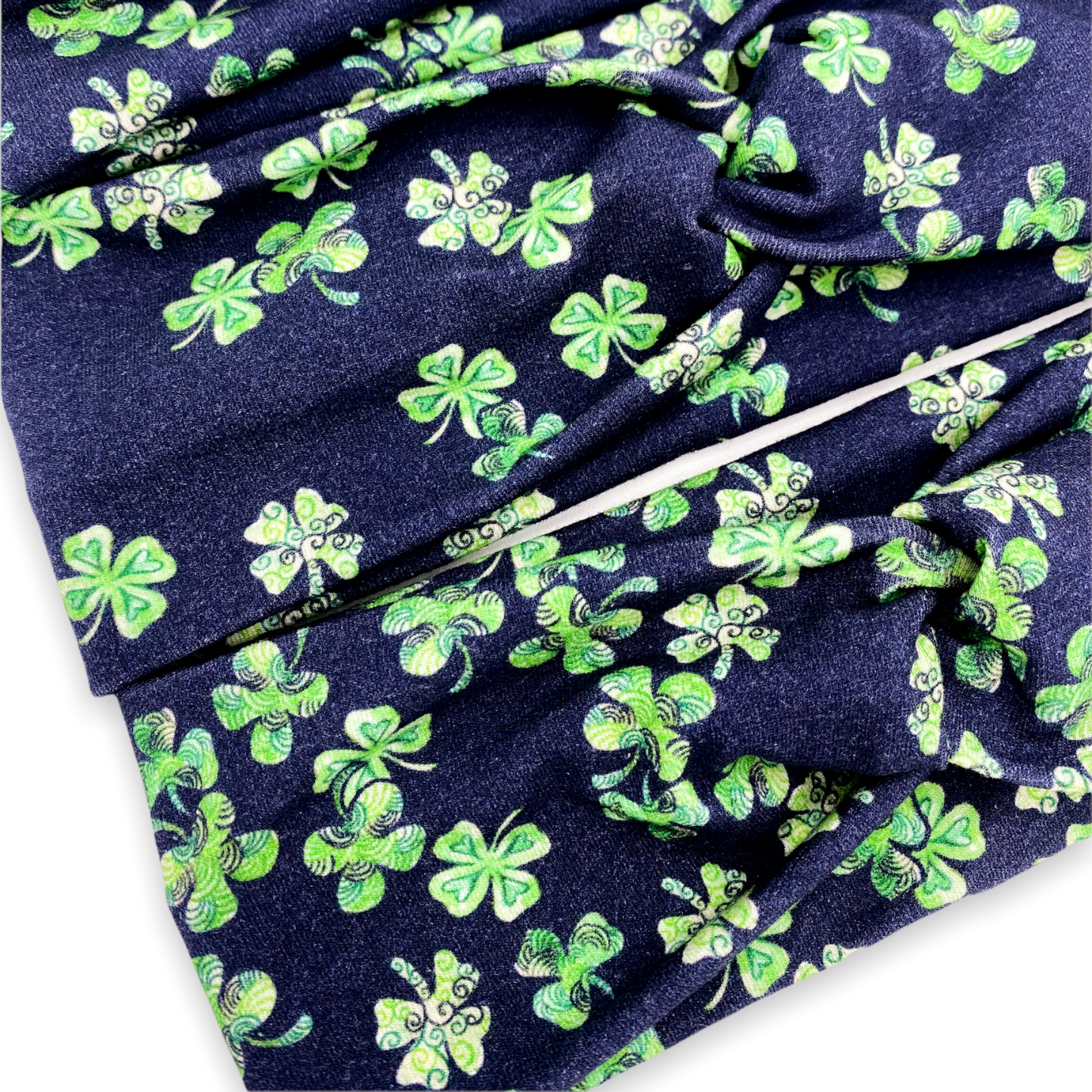 Black Shamrock Headband