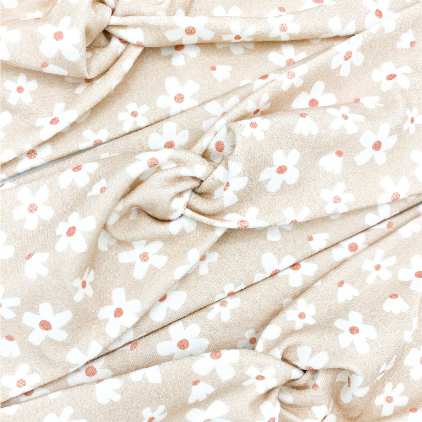 Beige Daisy Garden Headband