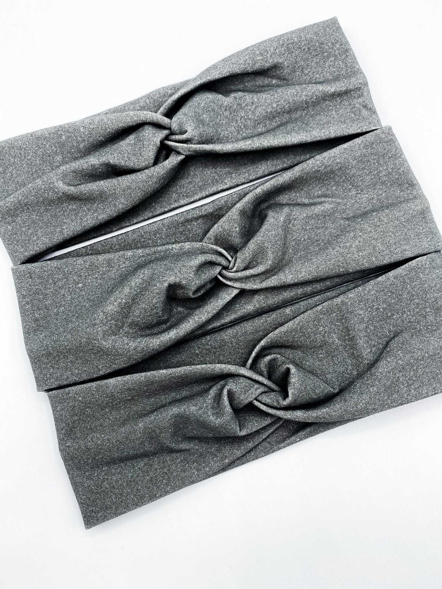 Solid Charcoal Headband