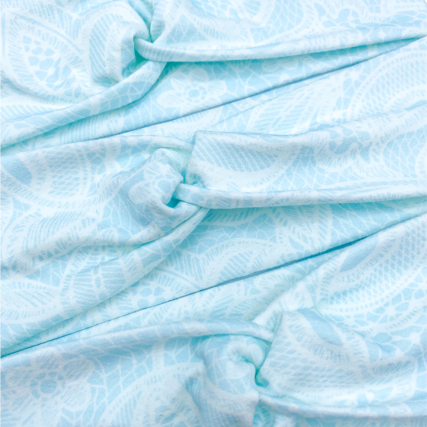 Baby Blue Faux Lace Headband
