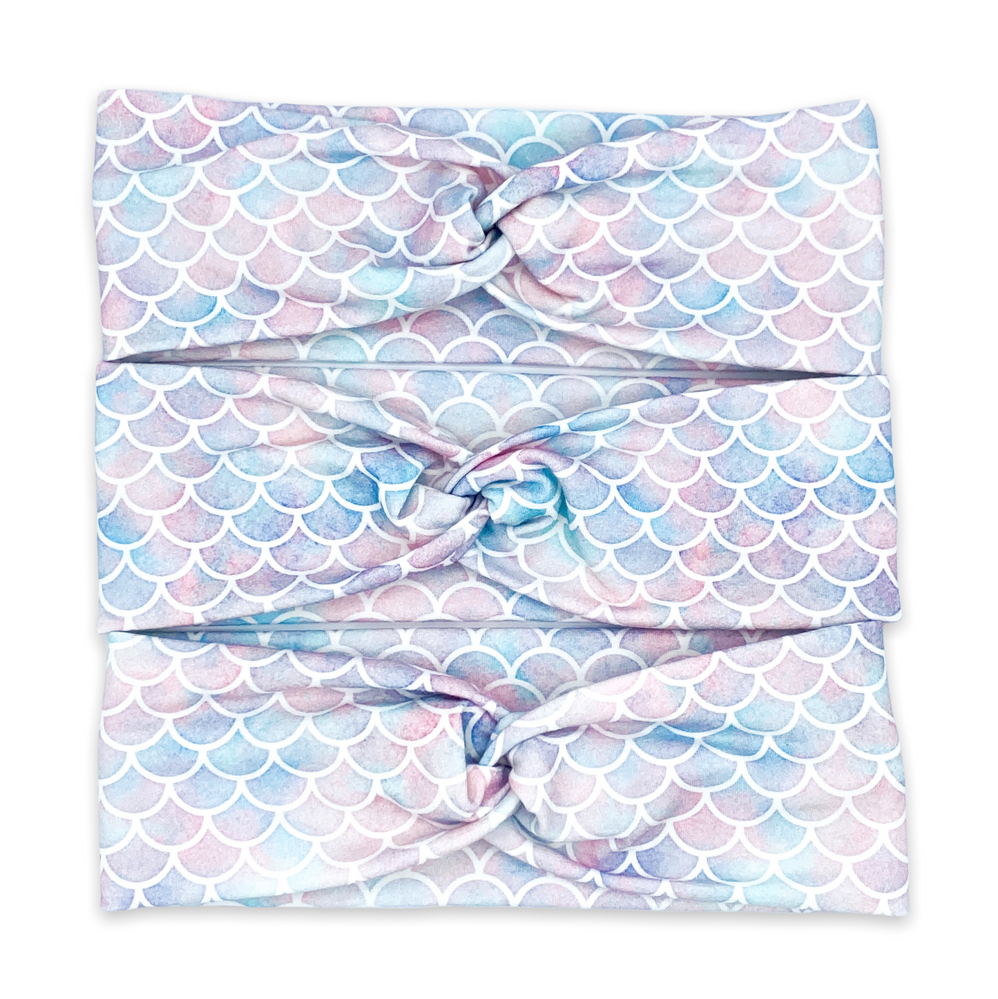 Pastel Mermaid Scales Headband