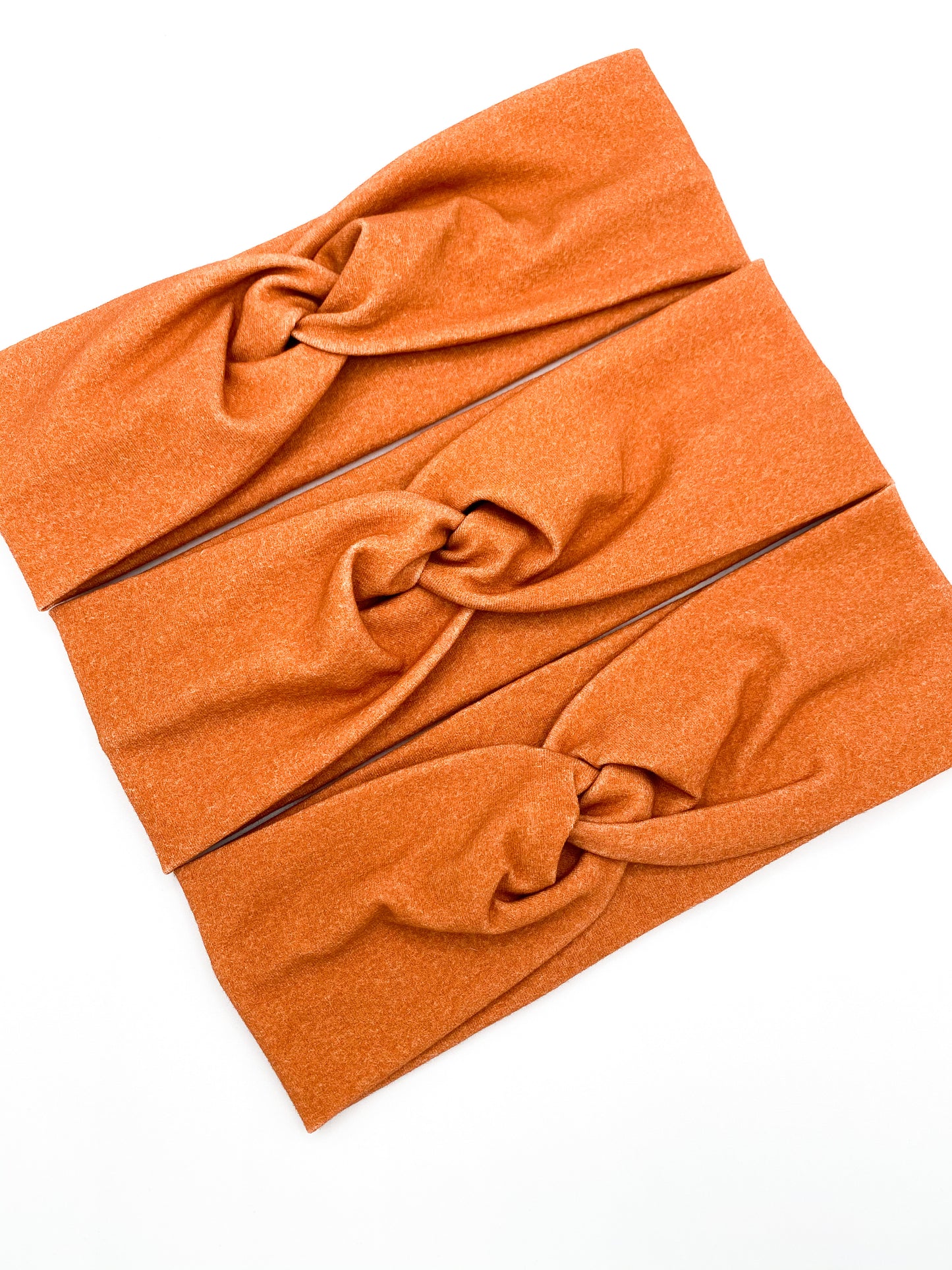 Solid Burnt Orange Headband