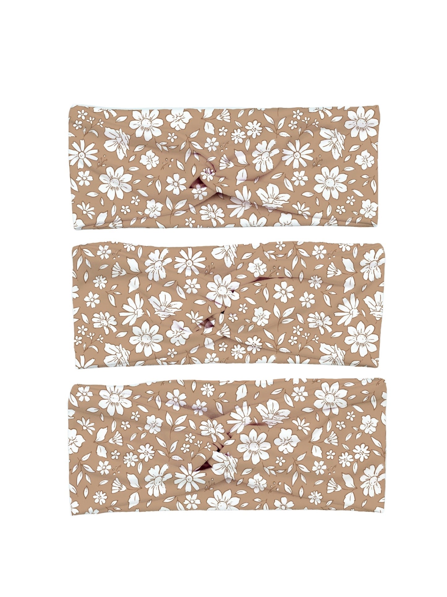 Ditsy Boho Floral Yoga Stretch Headband