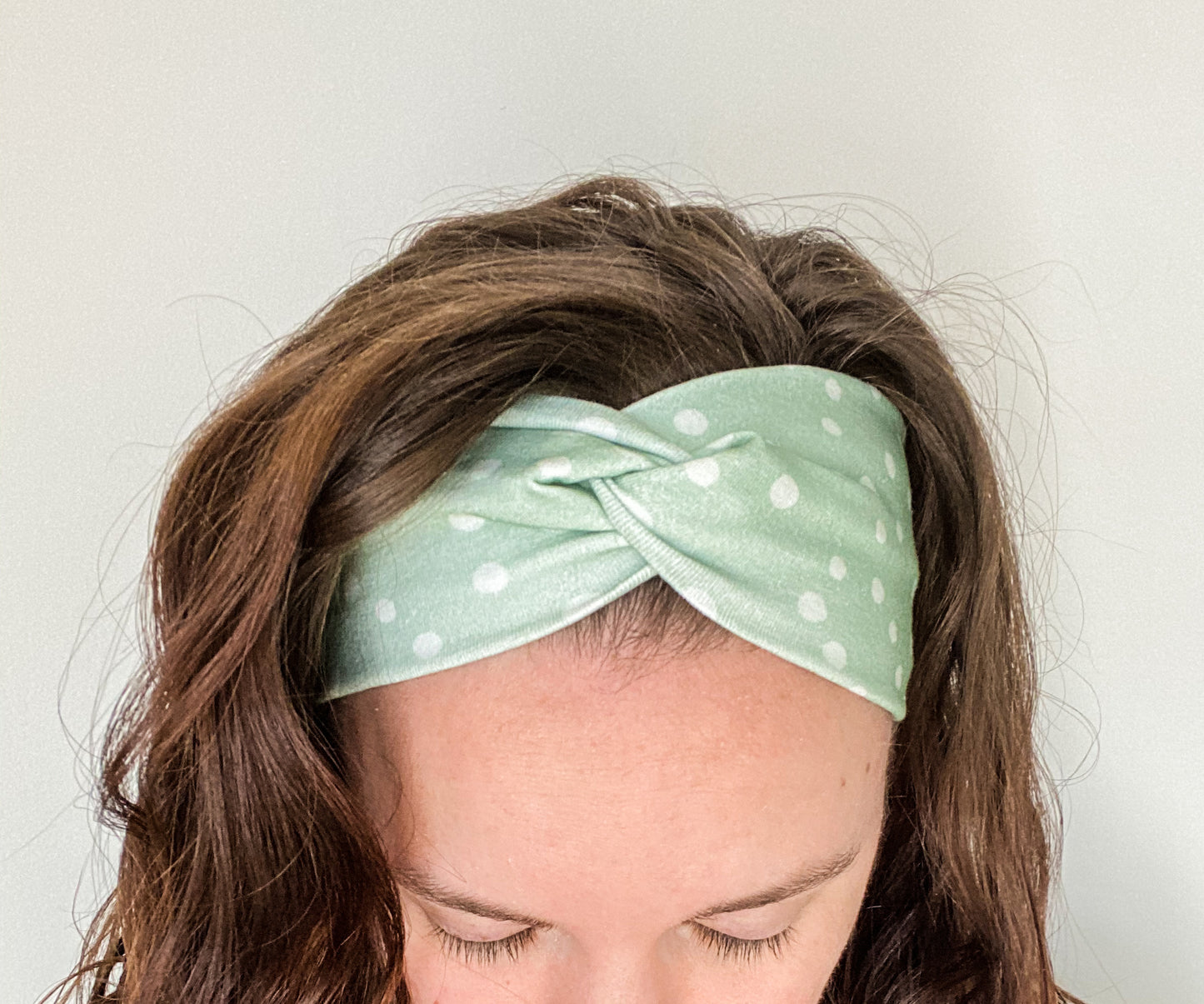 White Stripe on Black Headband