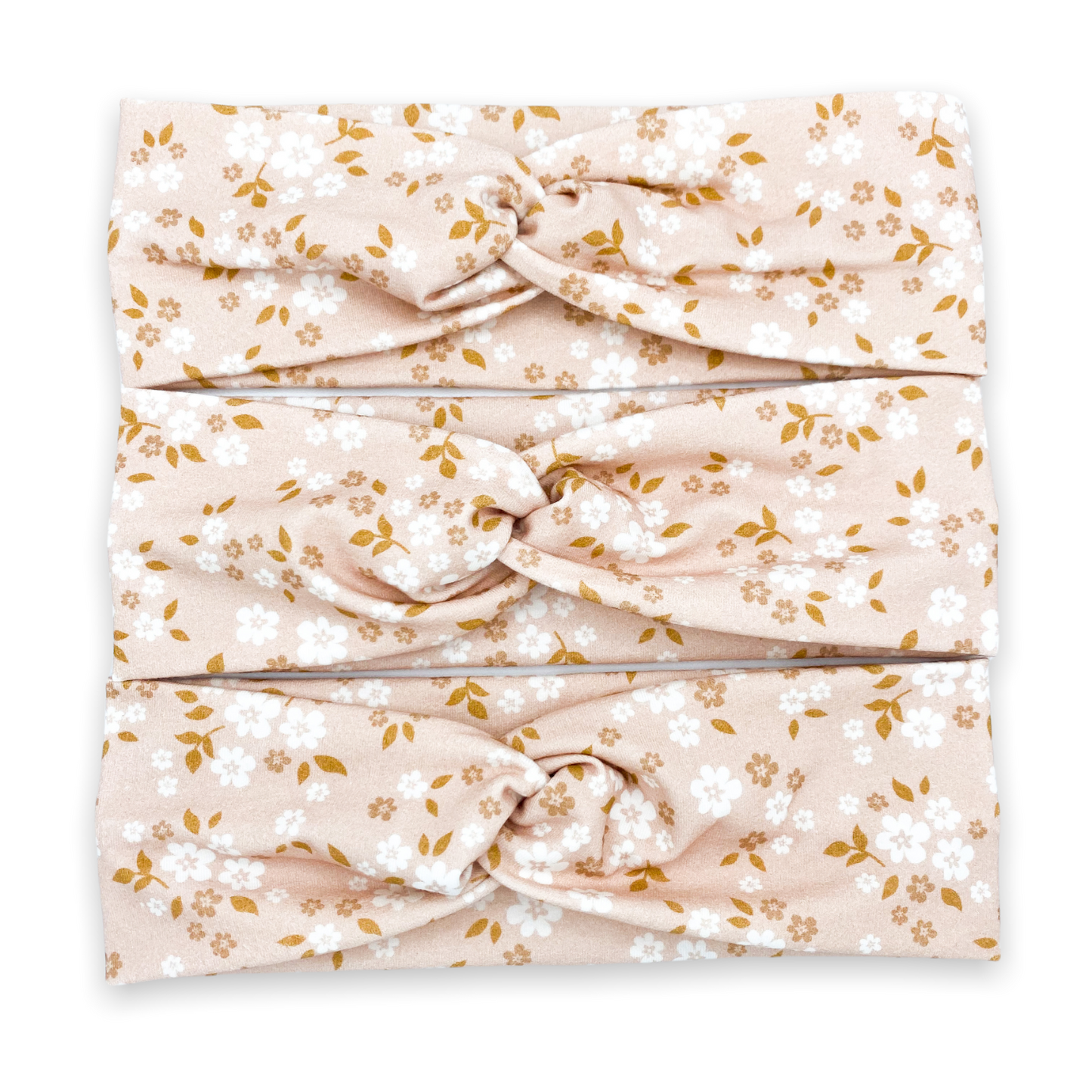 Peach Whimsy Floral Headband