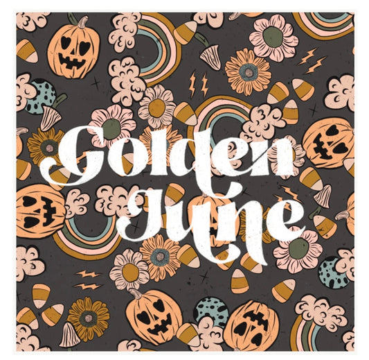 Pumpkins & Rainbows Halloween Headband