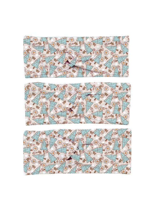 Preorder Retro Christmas Trees Headband