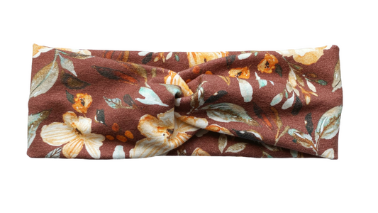 Ruby Sweet Pea Floral Headband