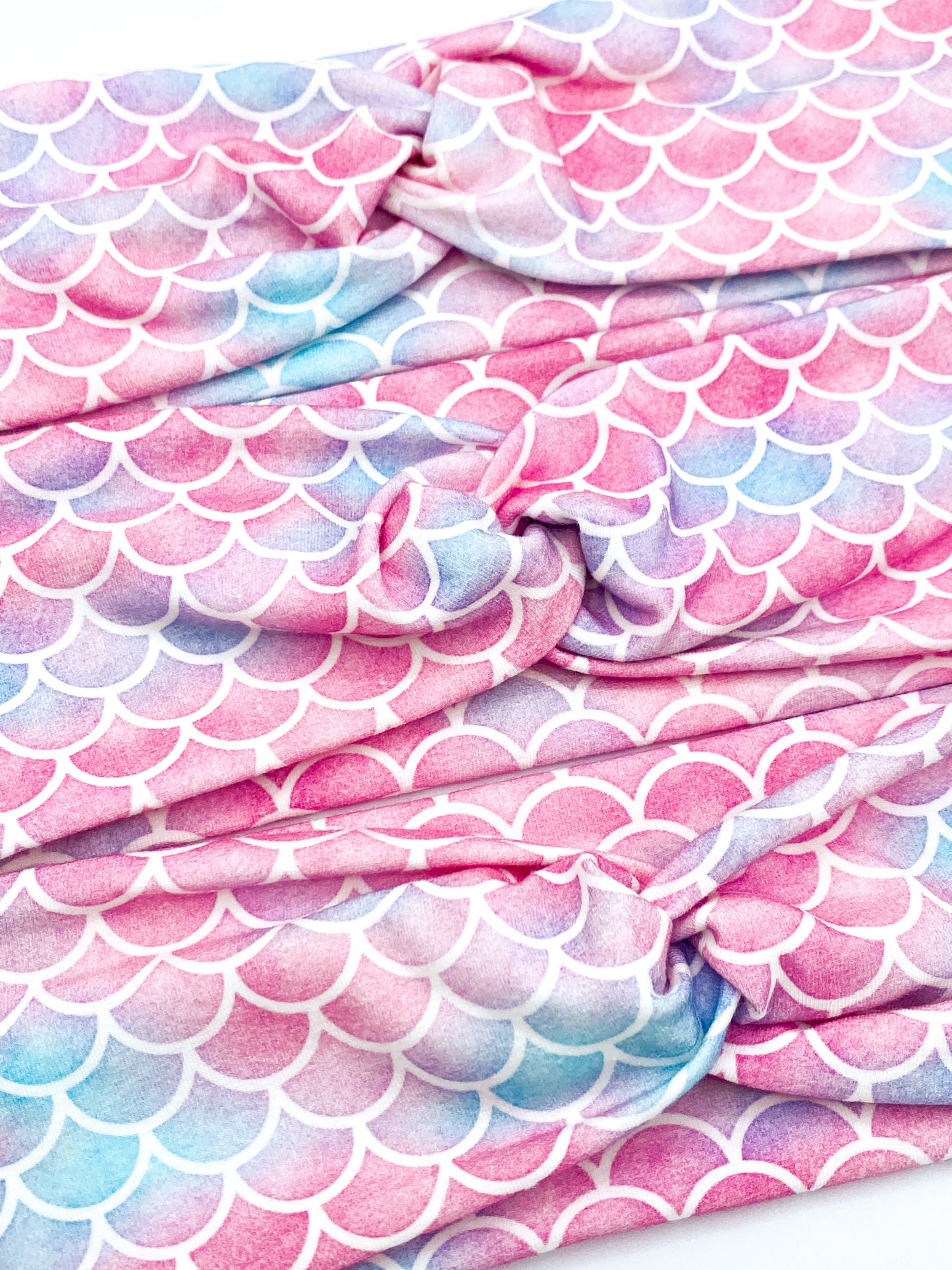 Pink Mermaid Scales Headband