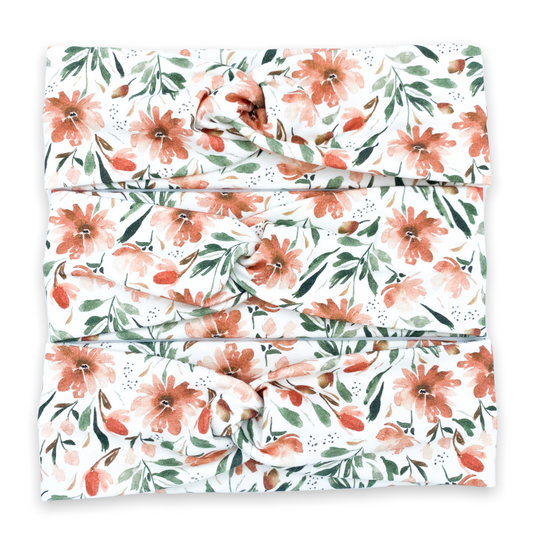Copper Field Floral Headband