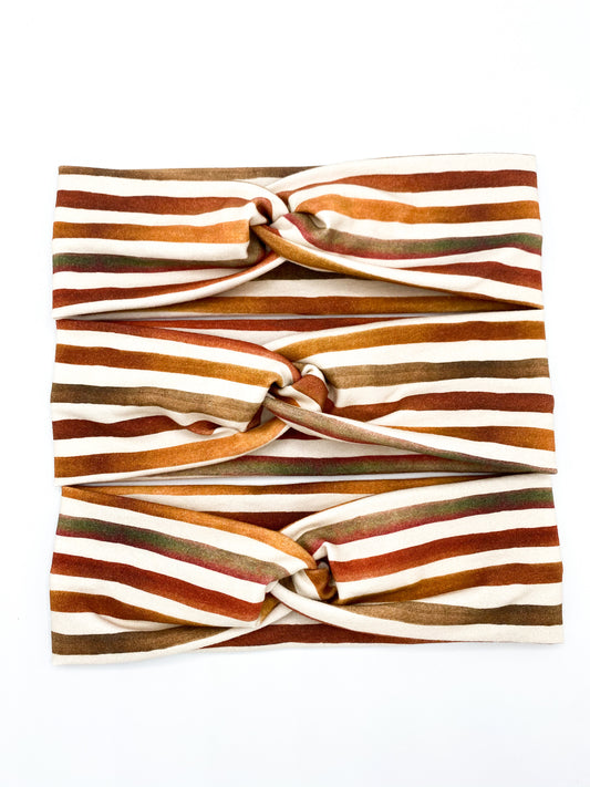 Burnt Stripes Headband