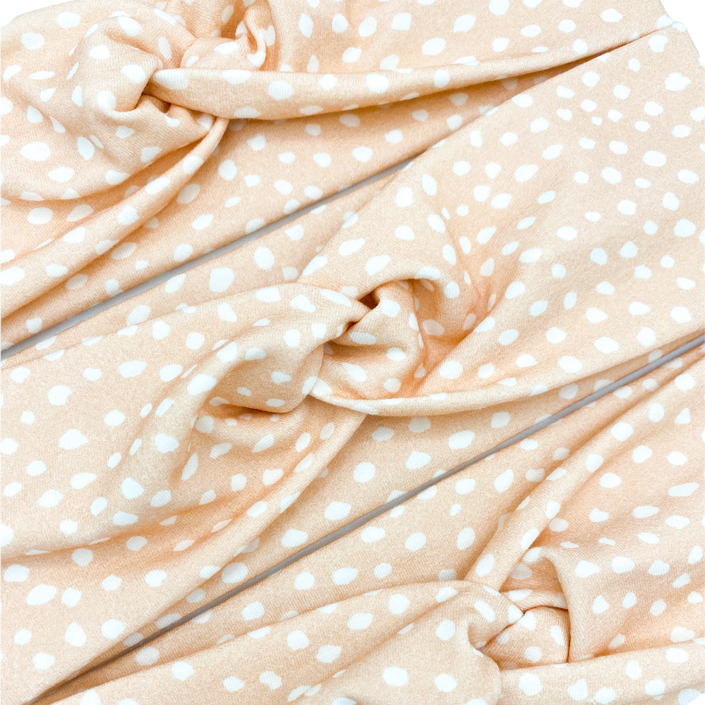 Pale Blush Dots Headband