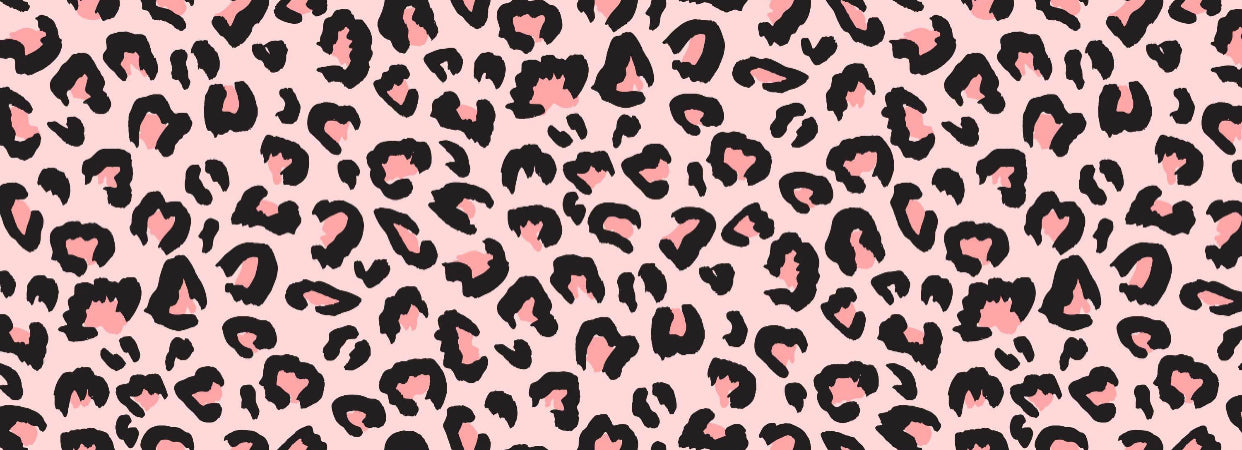 Pink Cheetah Yoga Stretch Headband