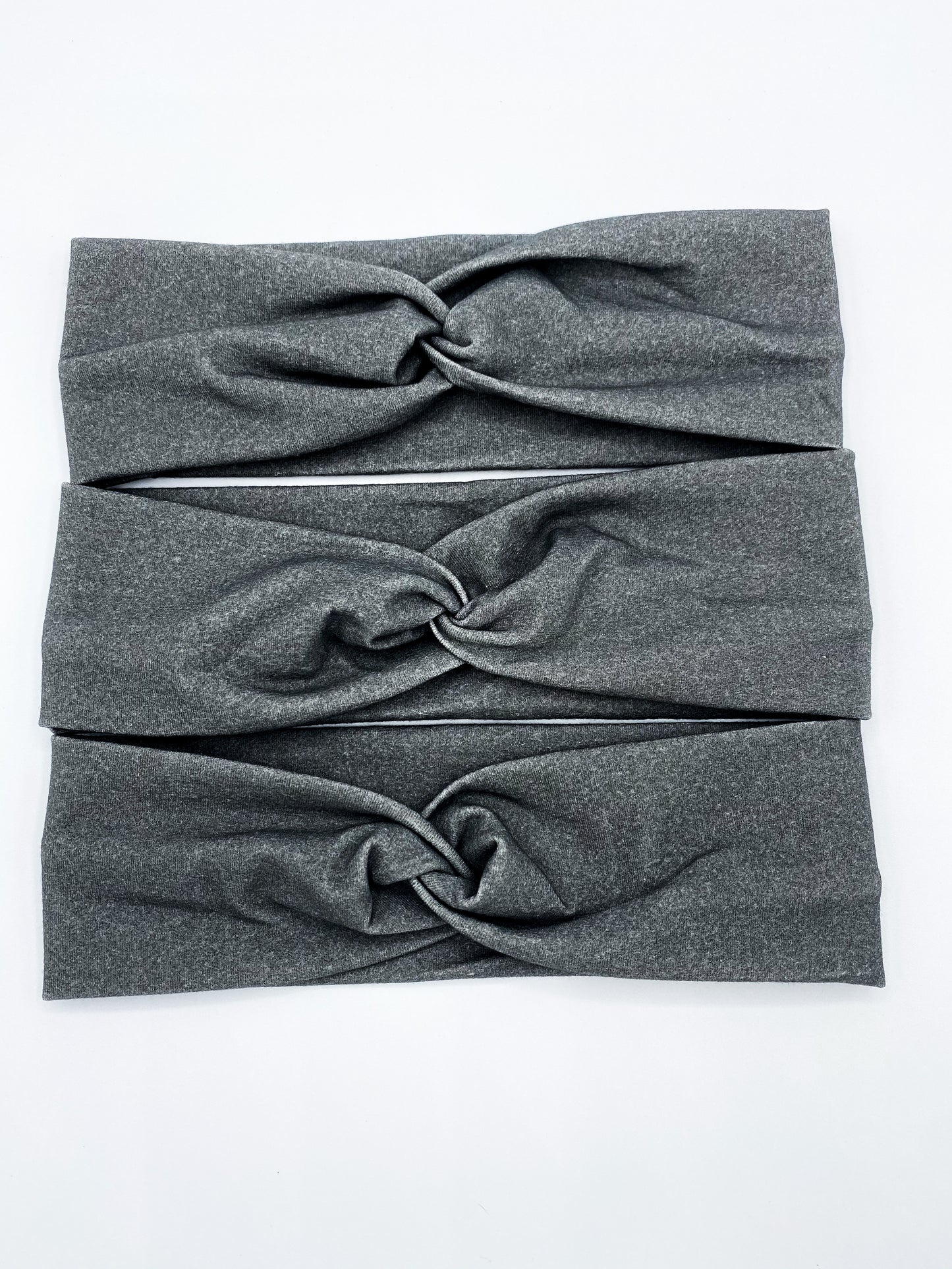 Solid Charcoal Headband