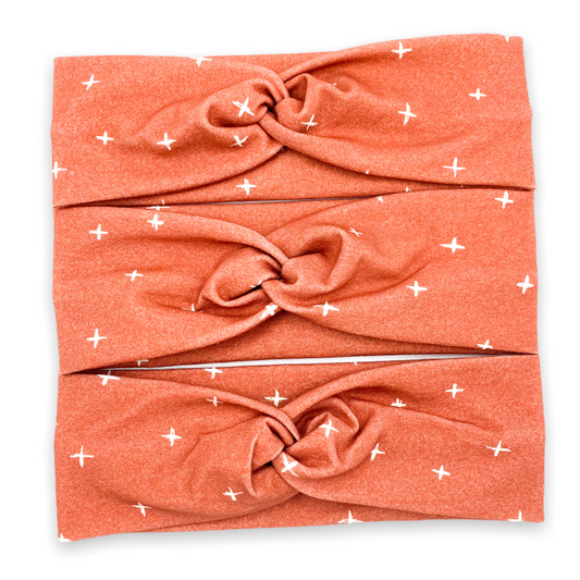 Dark Sienna Crosses Headband