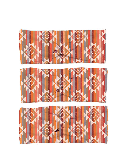 Western Striped Aztec Yoga Stretch Headband