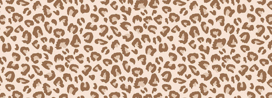 Beige Cheetah Yoga Stretch Headband
