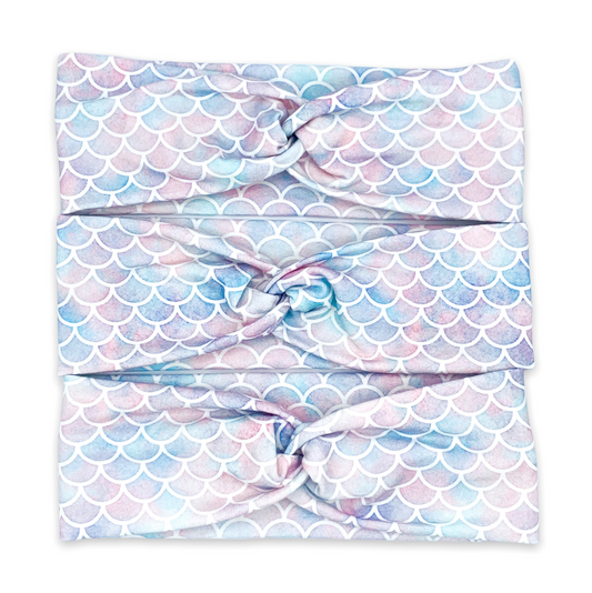 Pastel Mermaid Scales Headband