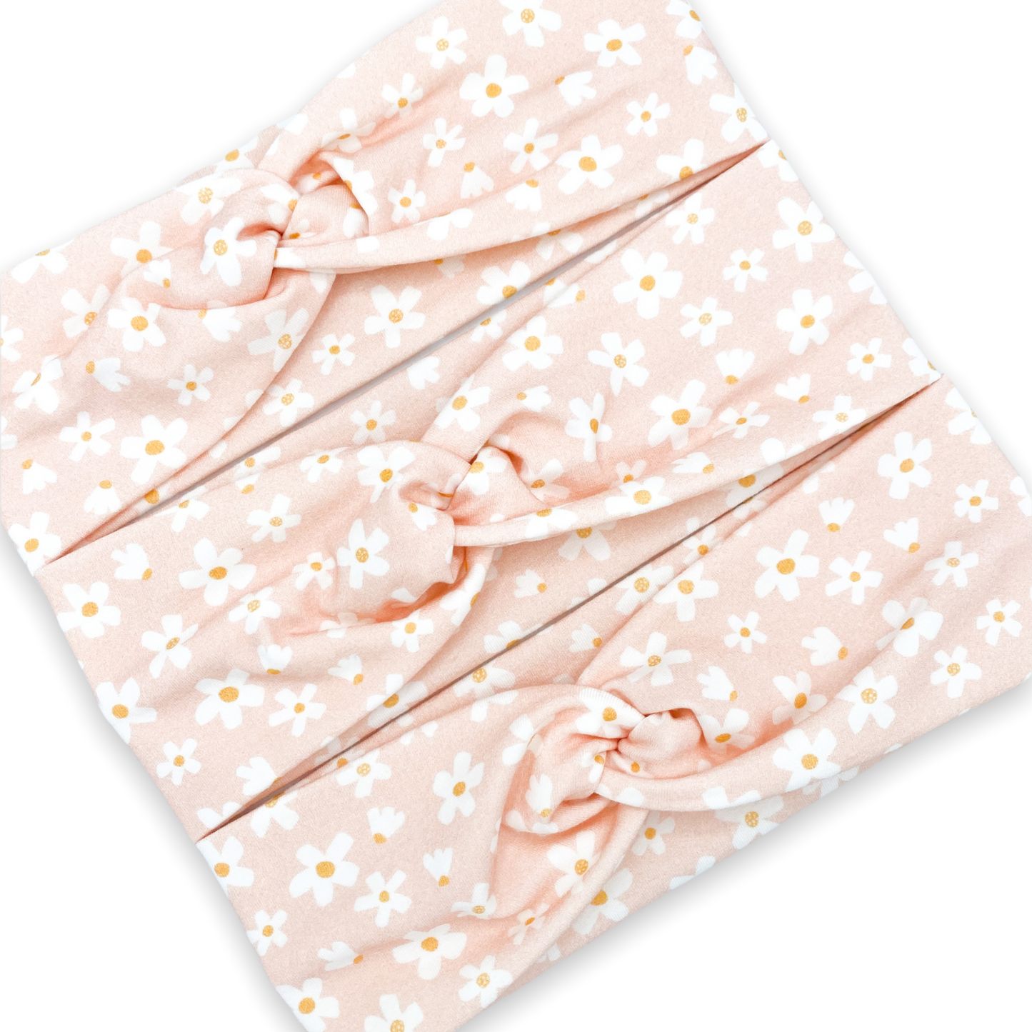 Pink Daisy Garden Headband