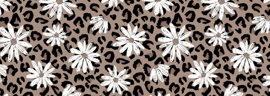 Daisy Cheetah Yoga Stretch Headband