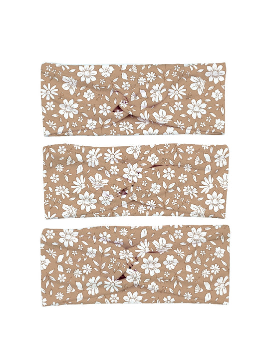 Ditsy Boho Floral Yoga Stretch Headband