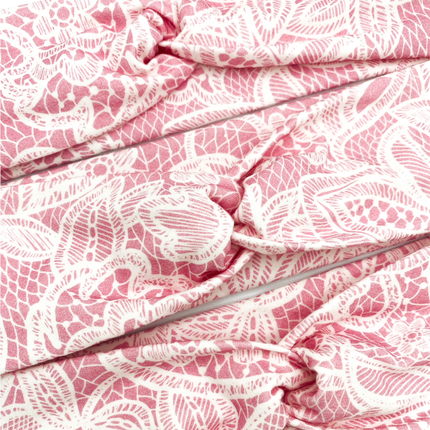 Light Pink Faux Lace Headband