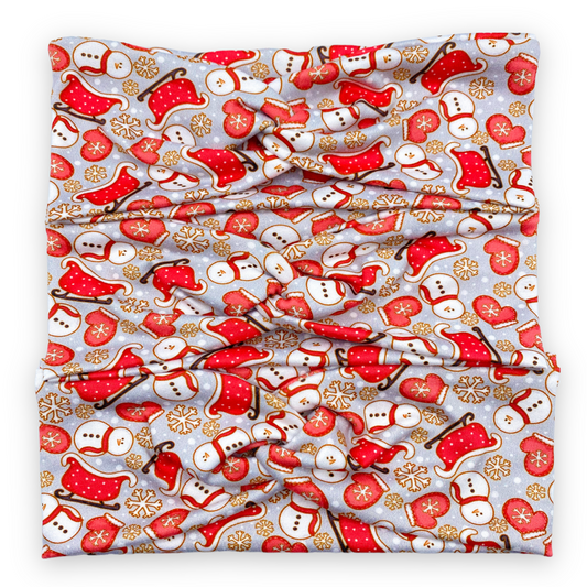 Snowman THICK Yoga Stretch Headband