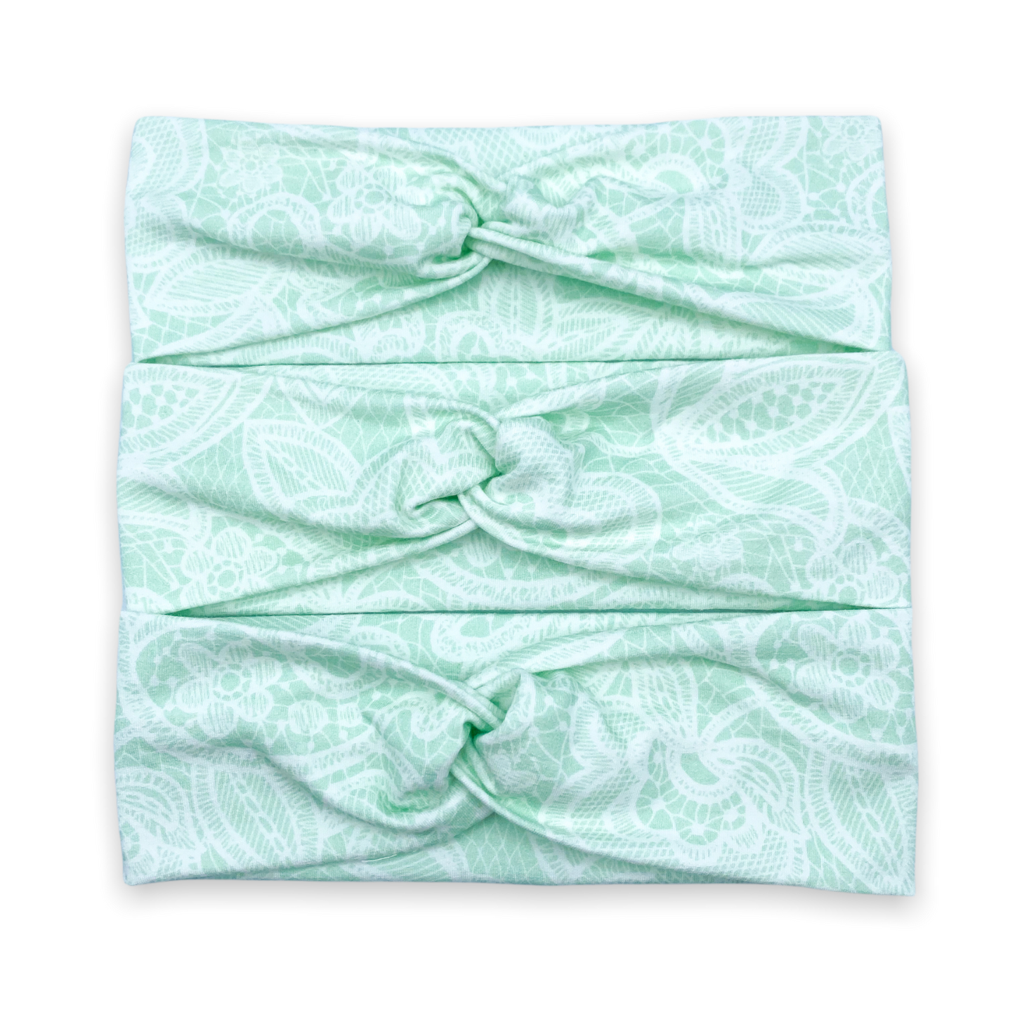 Mint Faux Lace Headband