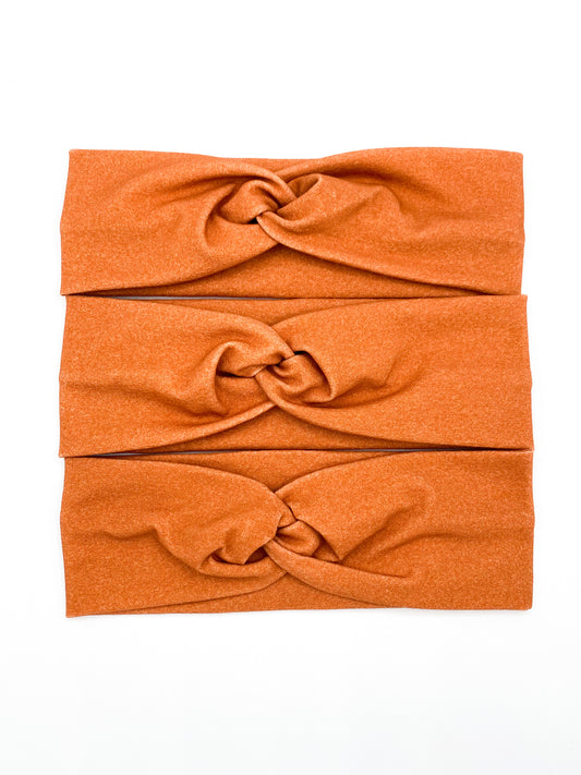 Solid Burnt Orange Headband