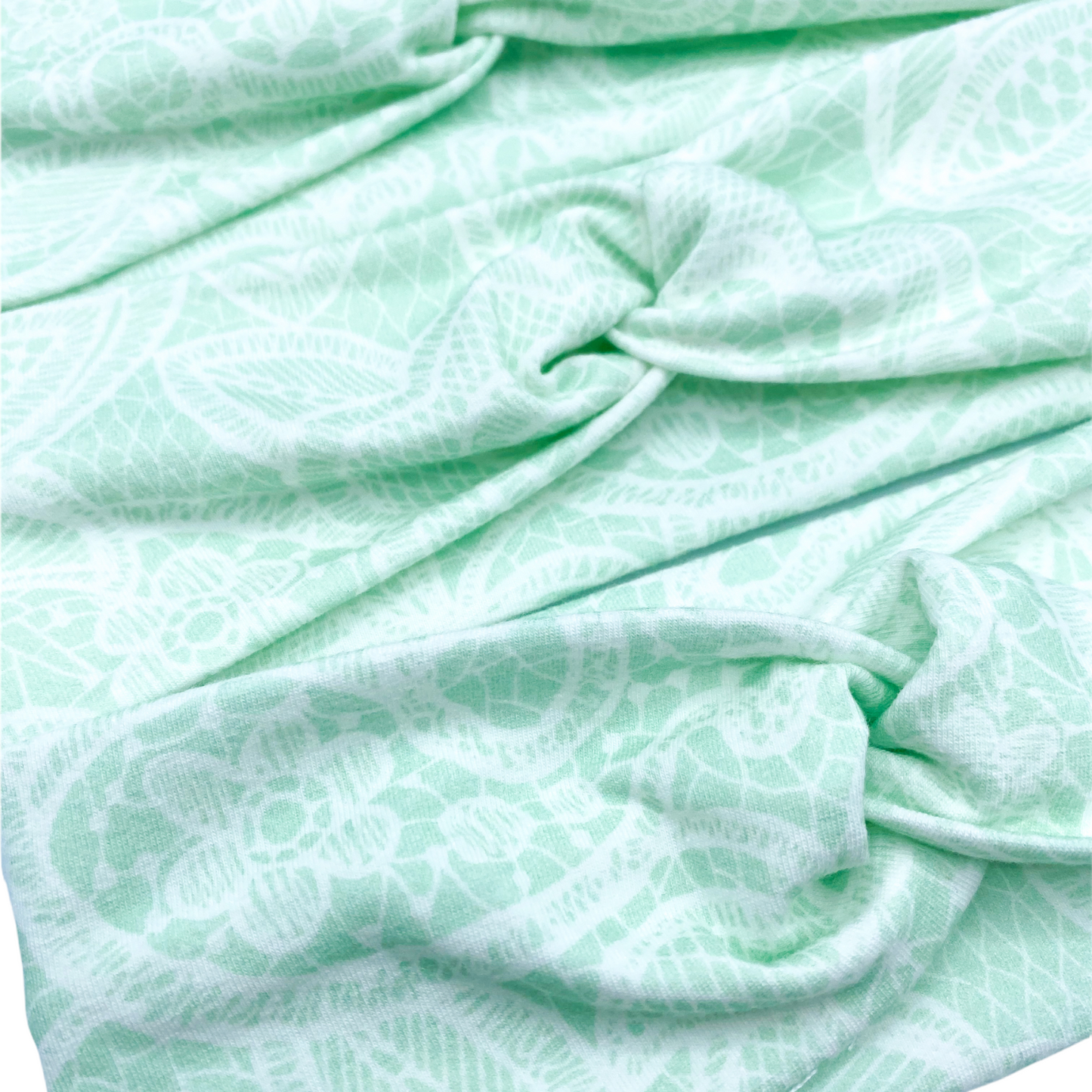 Mint Faux Lace Headband